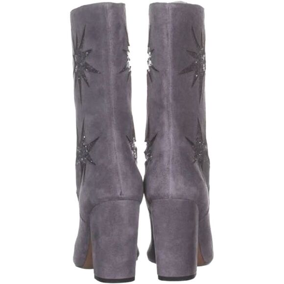 🌟 AVEC LES FILLES Gray Stack Heel Booties - Picture 4 of 4